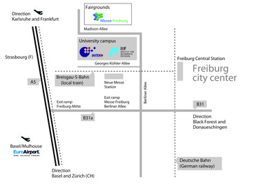 Anfahrtsgrafik IMTEK